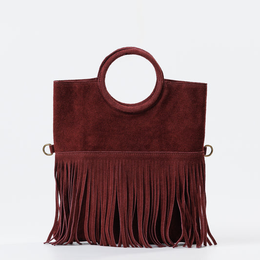 Virna semišová kabelka