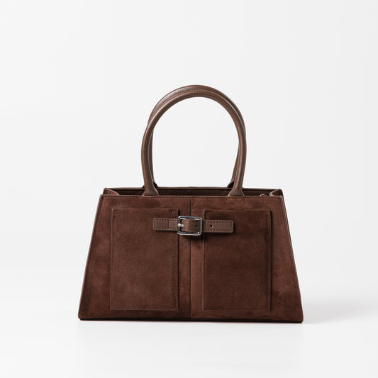 Semišová kabelka Zhury