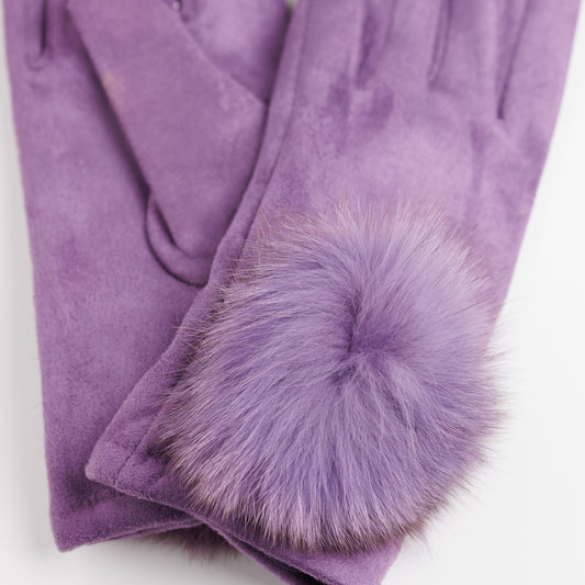 Dámske rukavice s brmbolcom