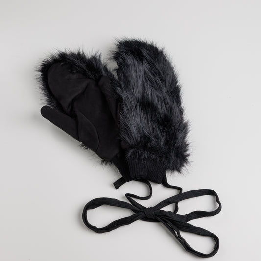 Dámske kožušinové rukavice