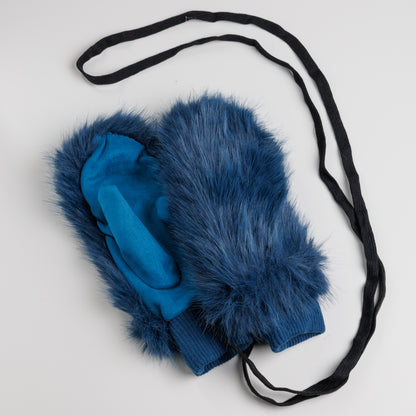 Dámske kožušinové rukavice