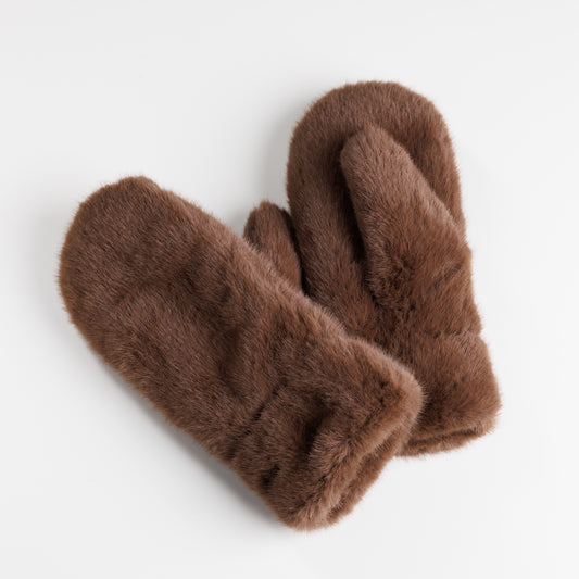 Dámske kožušinové rukavice