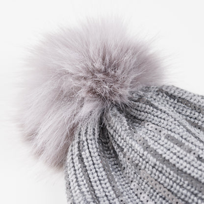 Gianmarco Venturi dievčenská čiapka s brmbolcom a flitrami