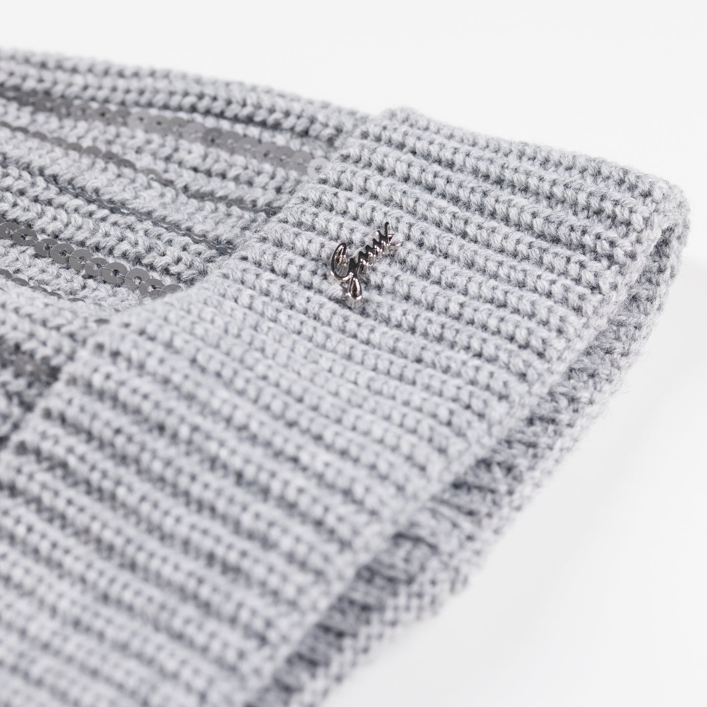 Gianmarco Venturi dievčenská čiapka s brmbolcom a flitrami