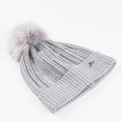 Gianmarco Venturi dievčenská čiapka s brmbolcom a flitrami